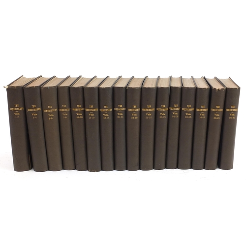 1503 - The Connoisseur, sixteen hardback books comprising volumes 1-37, various publishers