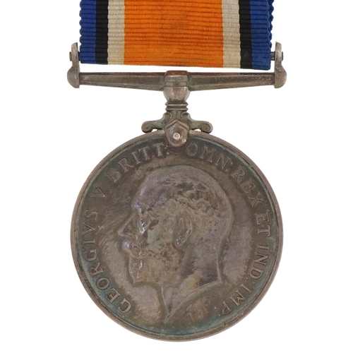 1345 - British military World War I 1914-18 War medal awarded to K.52032A.A.HUTCHINSON.STO.2.R.N.