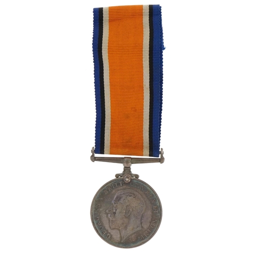 1345 - British military World War I 1914-18 War medal awarded to K.52032A.A.HUTCHINSON.STO.2.R.N.