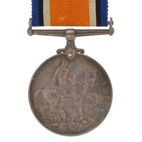 1345 - British military World War I 1914-18 War medal awarded to K.52032A.A.HUTCHINSON.STO.2.R.N.