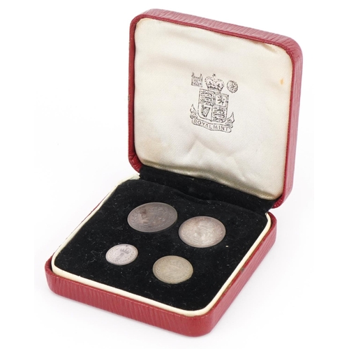 1536 - Elizabeth II 1970 Maundy coin set with fitted case by The Royal Mint