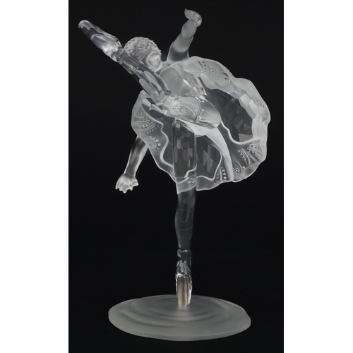 2277 - Swarovski Crystal jewelled ballerina with fitted box, 14cm high