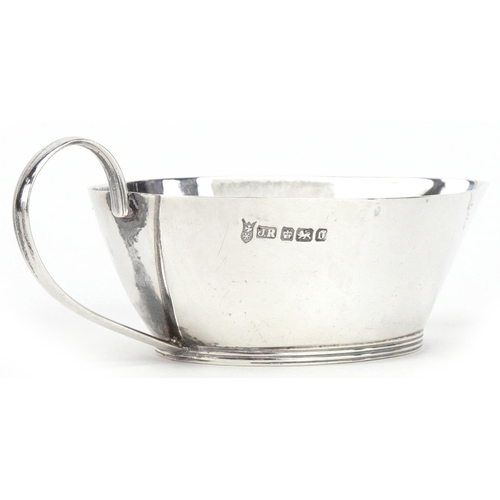 448 - Joseph Rodgers & Sons, Edwardian silver pap boat, Sheffield 1906, 12cm in length, 47.8g