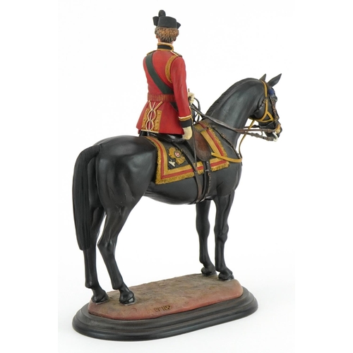 2305 - Ballantynes of Walkerburn, commemorative figure of Her Majesty Queen Elizabeth II Trooping the Colou... 