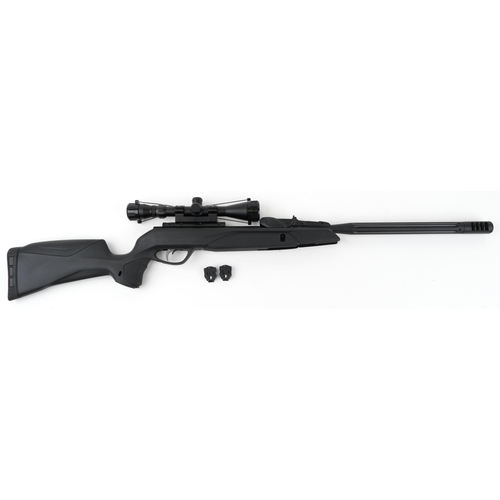 1437 - Gamo Speedster .177 air rifle with Gamo 3-9 x 40 scope and two rotary magazines and soft case, 118.5... 