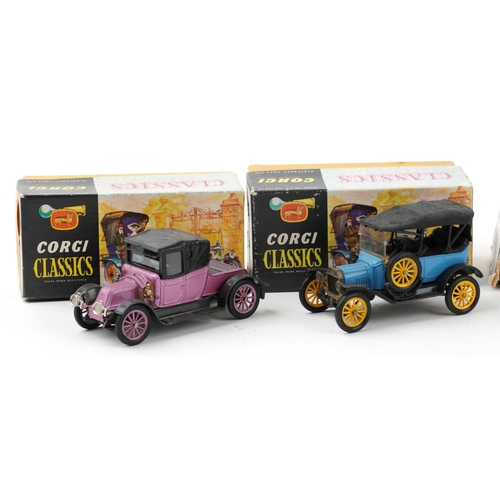 1161 - Corgi diecast vehicles with boxes including four Classic examples