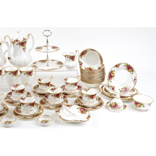 2315 - Large collection of Royal Albert Old Country Roses dinner and teaware, predominantly firsts includin... 