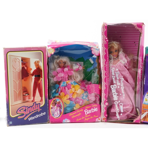 1194 - Vintage Barbie and Sindy toys with boxes by Mattel and Hasbro including Sindy Wardrobe, Blossom Beau... 