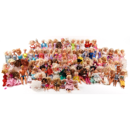 1195 - Extensive collection of vintage and later dolls and action figures, predominantly Sindy, Barbie and ... 