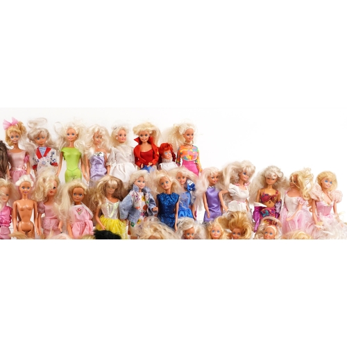 1195 - Extensive collection of vintage and later dolls and action figures, predominantly Sindy, Barbie and ... 