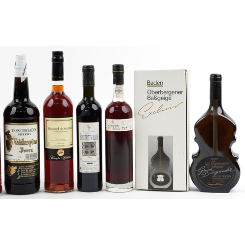 2480 - Seven bottles of alcohol including Poire Williams with box, Warre's Otima Ten Year Old Tawny port, V... 