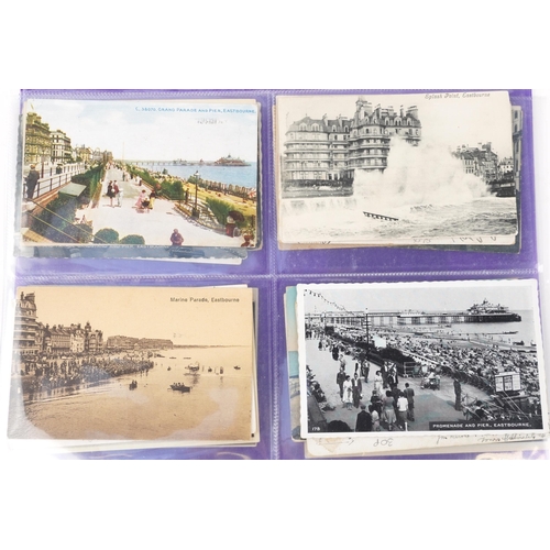 1648 - Edwardian and later local interest Eastbourne postcards including The West Parade, Beachy Head and P... 