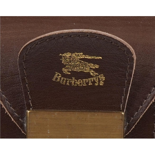 1074 - Vintage Burberry's Nova check suitcase, 44cm H x 60cm W x 17cm D