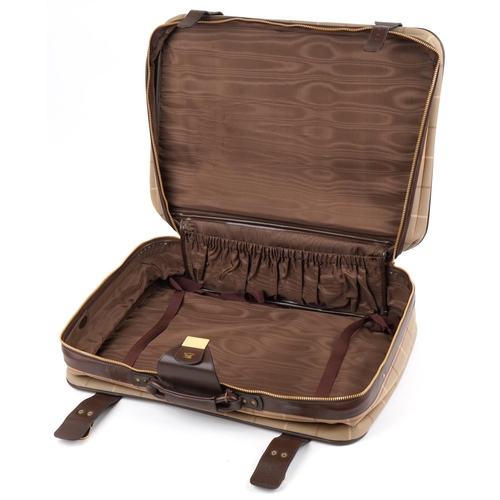 1073 - Vintage Burberry's Nova check suitcase, 43.5cm H x 61.5cm W x 19.5cm D