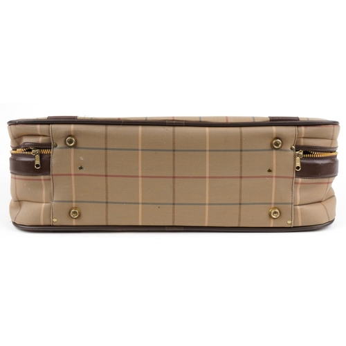 1073 - Vintage Burberry's Nova check suitcase, 43.5cm H x 61.5cm W x 19.5cm D