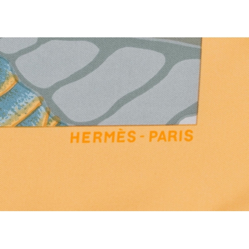 1069 - Hermes  Perroquets silk scarf with box and related booklet