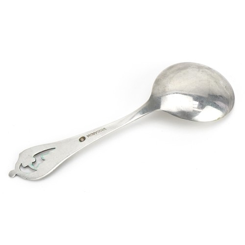 451 - Viscandia, Danish silver spoon, 12cm in length, 15.2g