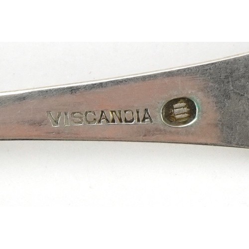 451 - Viscandia, Danish silver spoon, 12cm in length, 15.2g