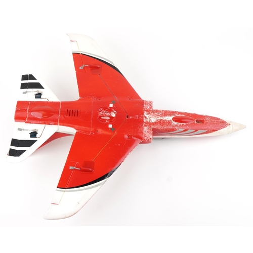 1235 - Roc Hobby Super Scorpion radio controlled fighter jet with mechanics, 92cm in length