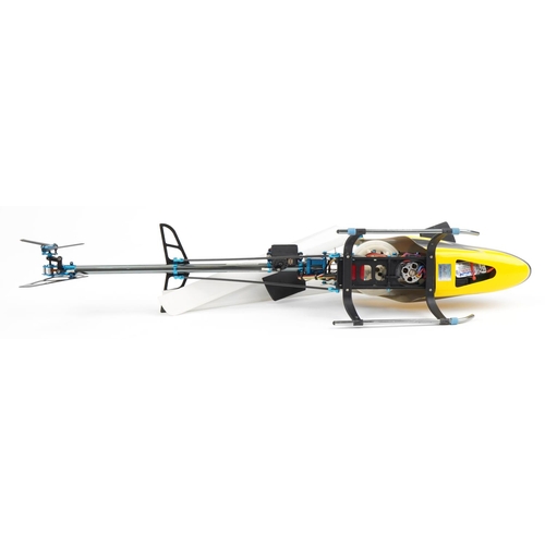 1241 - Align 3D High-Pro radio controlled helicopter with helipad, 65cm in length