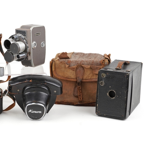 1056 - Cameras and photography equipment  including Aldis 303 projector and Kowa camera