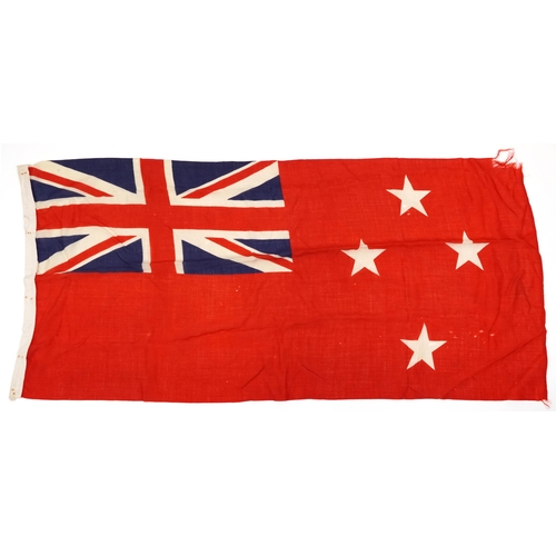 1407 - New Zealand naval interest ensign flag, 185cm x 187.5cm