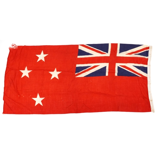 1407 - New Zealand naval interest ensign flag, 185cm x 187.5cm