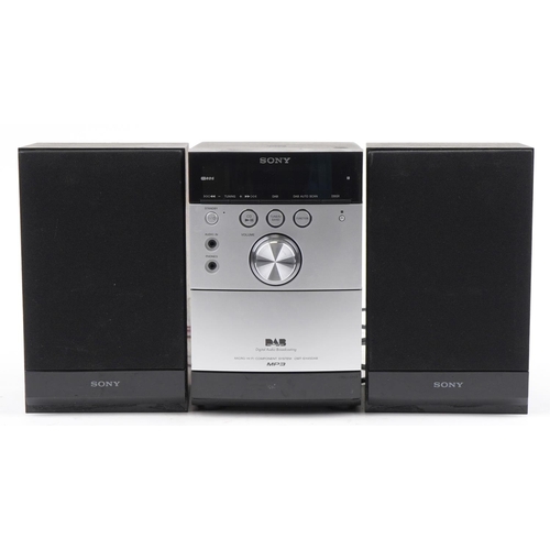 1032 - Sony micro HiFi component system with speakers, model CMT-EH45DAB