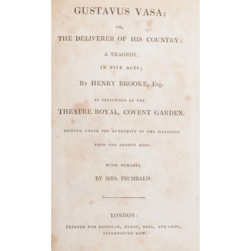 1500 - Eight antique leather bound hardback books comprising three volumes of Doctor Goldsmith's British Th... 