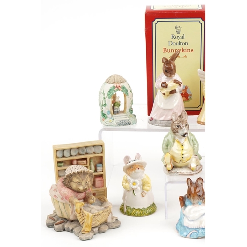 2265 - Bunnykins collectables including Royal Doulton Bedtime Bunnykins DB55 and Royal Albert Tailor of Glo... 