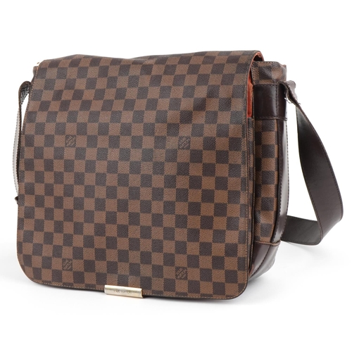 1072 - Louis Vuitton men's Damier shoulder Bastille, 39cm wide