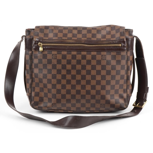 1072 - Louis Vuitton men's Damier shoulder Bastille, 39cm wide