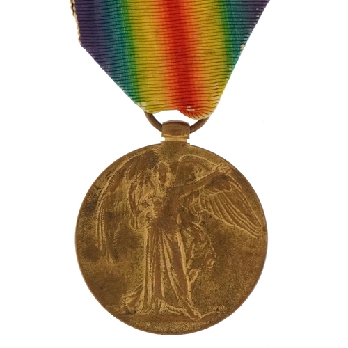 1341 - British military World War I Victory medal awarded to 2574311CPL.P.J.SIMPSON.C.F.C