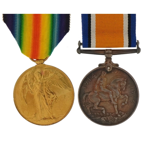 1339 - British military World War I pair awarded to 35799PTE.T.W.HOULISON.YORKS.L.I.