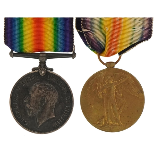 1340 - British military World War I pair awarded to M1-6247PTE.J.S.S.ELLIS.A.S.C.