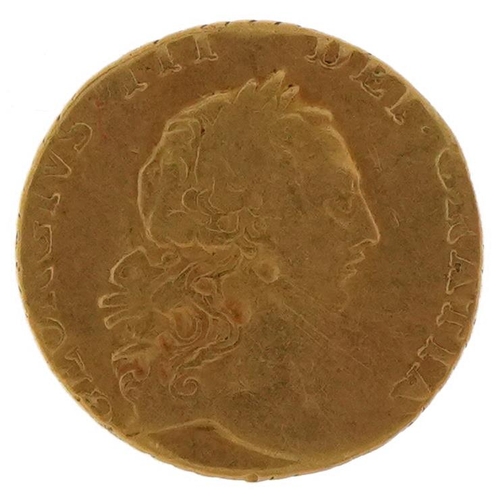 1510 - George III 1762 gold 1/4 guinea