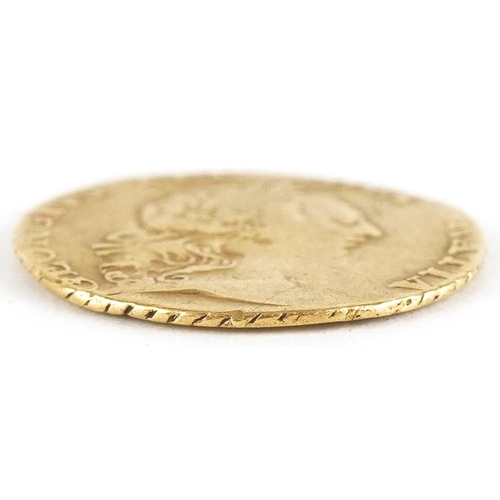 1510 - George III 1762 gold 1/4 guinea