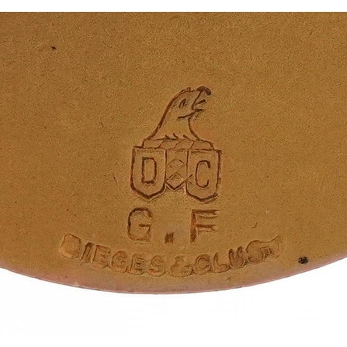 1695 - Sporting interest Dieges & Clust 1926 American football gold filled medal for first cast press goal ... 