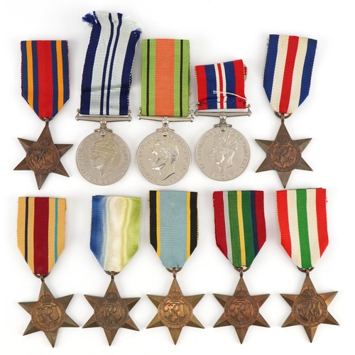 1363 - Military interest medals including World War II Defence medal and an India 1939-45 medal