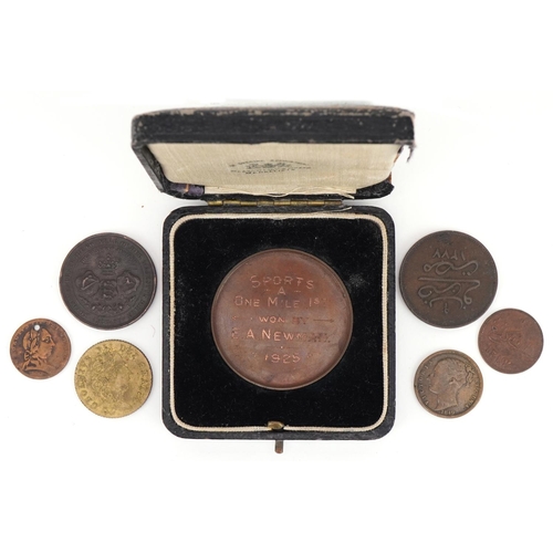 1562 - Antique and later coins and medallions including an example commemorating  Four Generations of the B... 