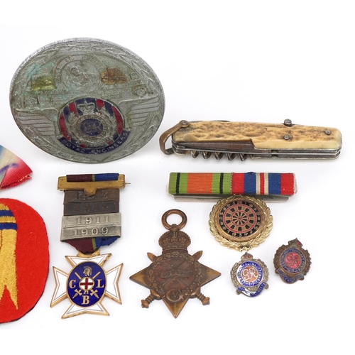 1348 - Militaria including World War I 1914-15 Star awarded to 1124,2-CPL.S.F.WEEKES.R.E., Royal Engineers ... 