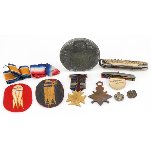 1348 - Militaria including World War I 1914-15 Star awarded to 1124,2-CPL.S.F.WEEKES.R.E., Royal Engineers ... 