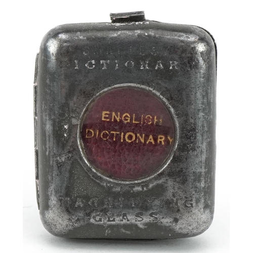 1488 - The Smallest English Dictionary in the World published by David Bryce & Son Glasgow with metal case ... 