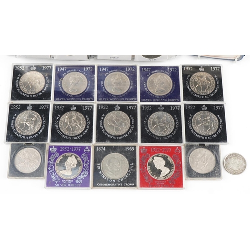 1594 - Antique and later British and world coinage and commemorative medals including commemorative crowns ... 