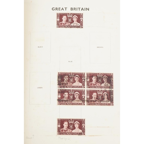 1704 - Collection of Great Britain and Commonwealth stamps arranged in ten albums