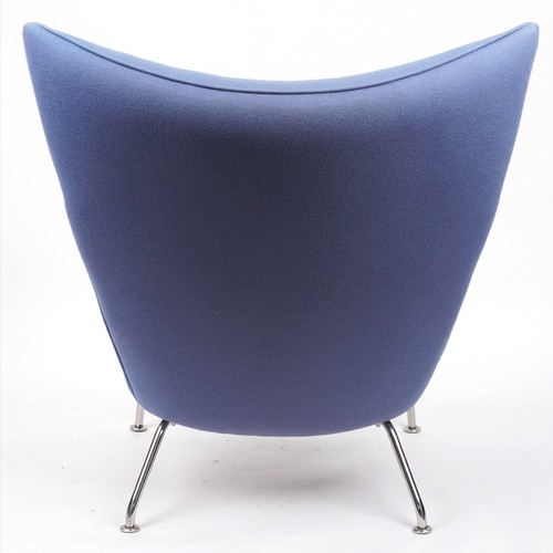 2146 - Manner of Carl Hansen & Son for Hans J Wegner, contemporary CH445 type wingback chair, 106cm high