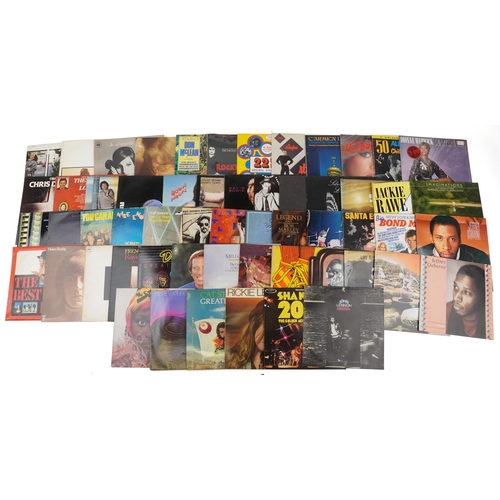 1036 - Vinyl LP records including The Eagles, Paul McCartney, The Doobie Brothers, David Bowie, Elton John,... 