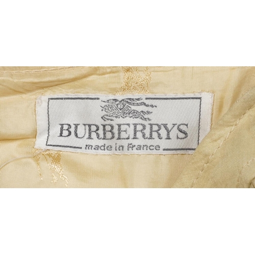 1097 - Burberry's Made in France skirt together with a Kinloch Anderson wool tartan skirt, size 14