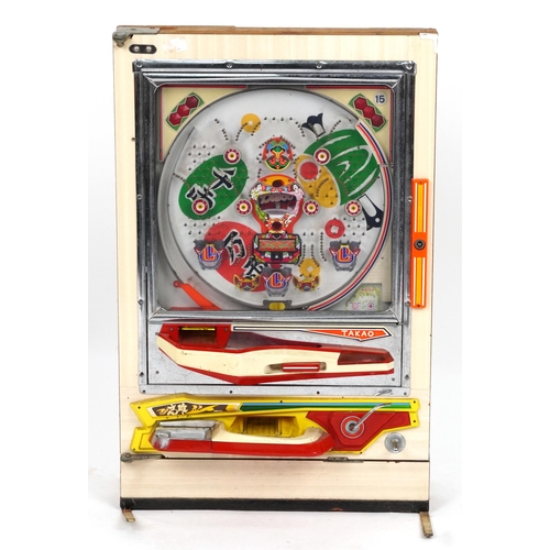 1197 - Vintage Takao pinball machine, 82cm high