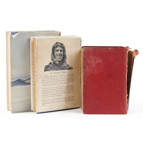 1493 - Three travel interest hardback books comprising The Crossing of Antarctica, by Sir Vivian Fuchs and ... 